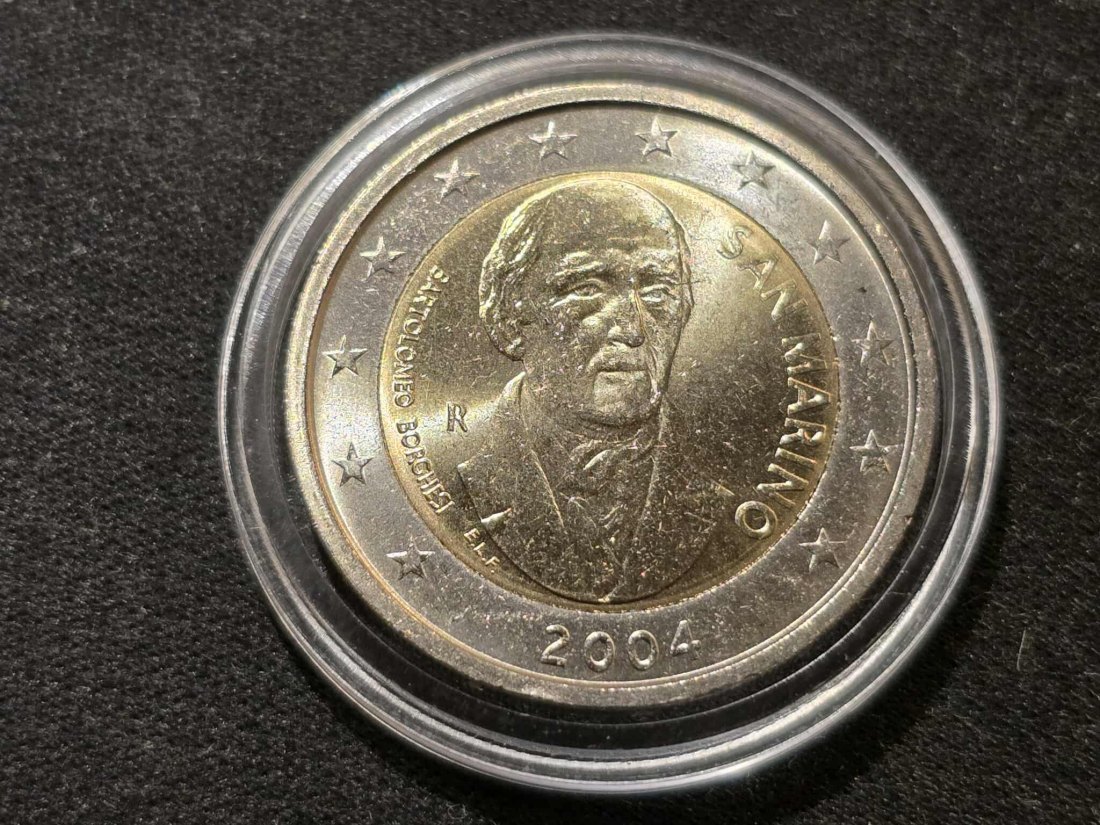  San Marino 2 Euro 2004 - Bartolomeo Borghesi STG   