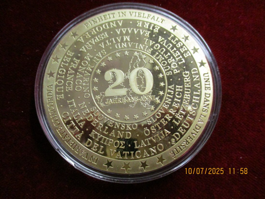  Medaille Einheit in Vielfalt 110g   