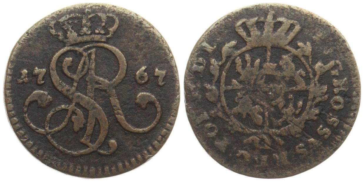  Polen: Groschen 1767, Stanislaus August (1764 - 1795)   