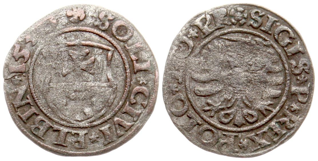  Polen: freie Stadt Elbing, Groschen 1533, Sigismund I. (1506-1548)   