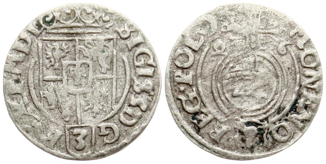  Polen: Dreigröscher 1606, Sigismund III. (1587 - 1532), Bromberg   