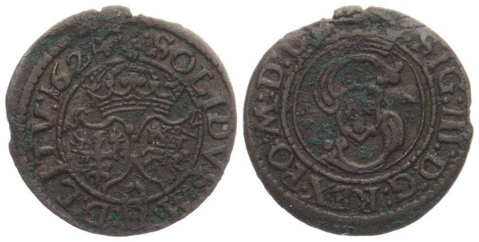  Polen Solidus 1624 Sigismund III. (1587 - 1532)   