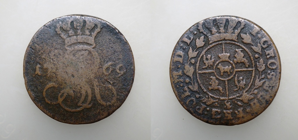  Polen, Groschen 1769 G   