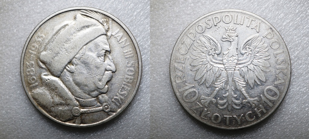  Polen,10 Zlotych 1933   