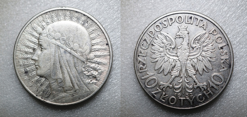  Polen,10 Zlotych 1932   