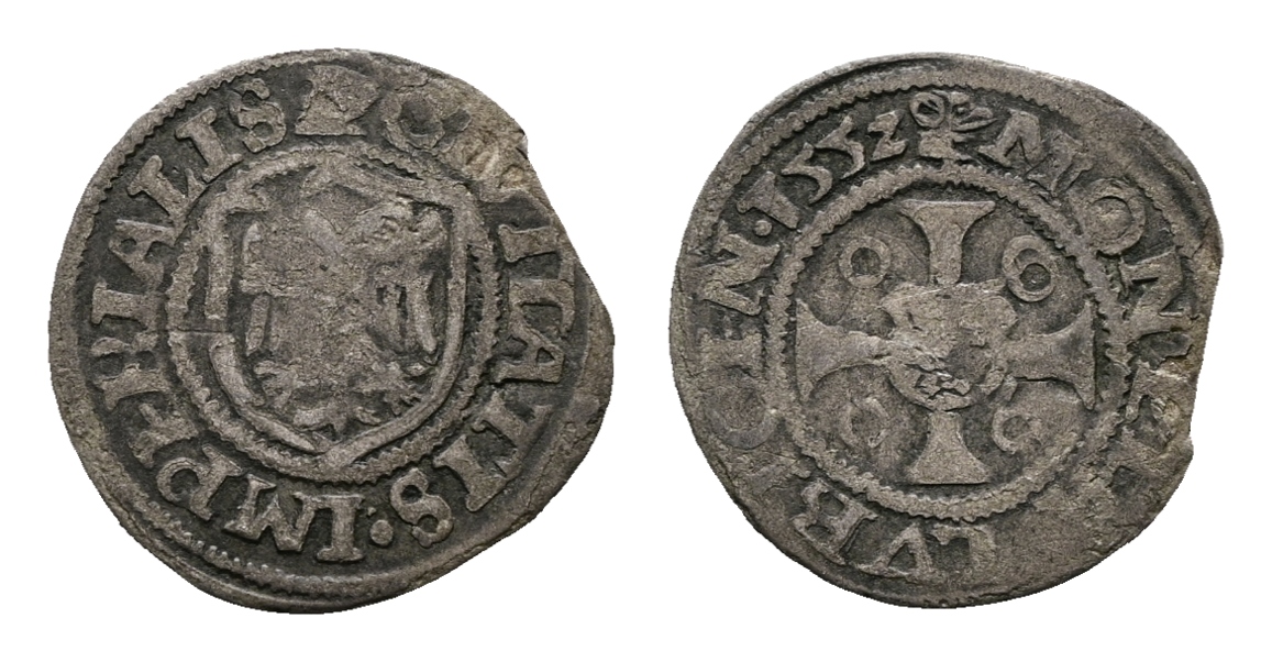  Altdeutschland; Sechsling 1552   