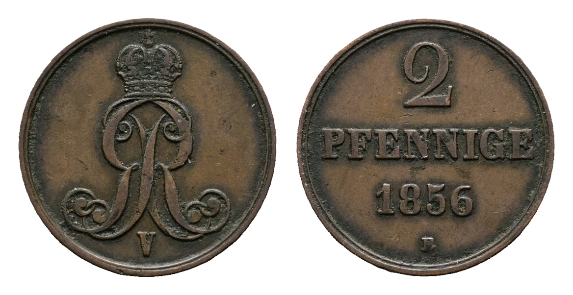  Altdeutschland; Kleinmünze 1856   