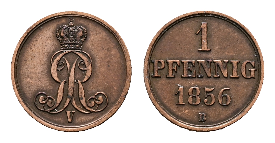  Altdeutschland; Kleinmünze 1856   