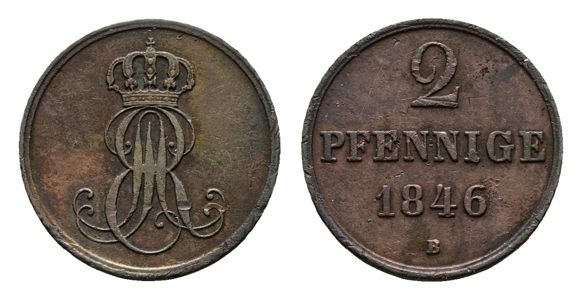  Altdeutschland; Kleinmünze 1846   