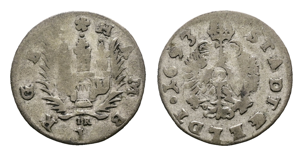  Altdeutschland; Kleinmünze 1693   