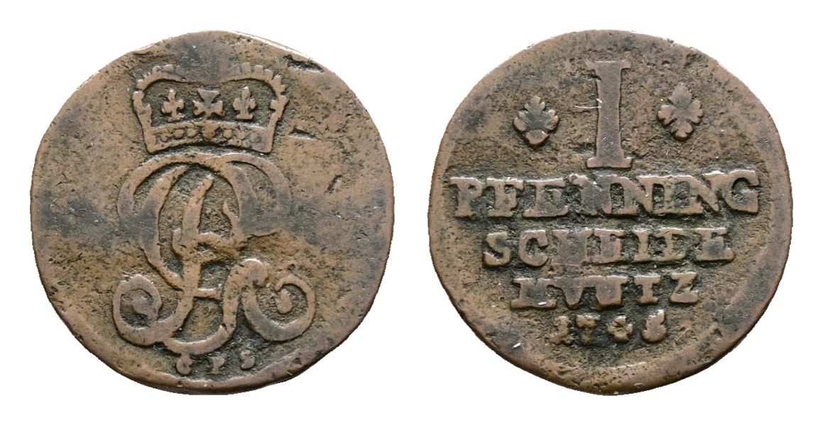  Altdeutschland; Kleinmünze 1765?   