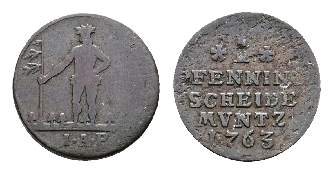  Altdeutschland; Kleinmünzen 1763   