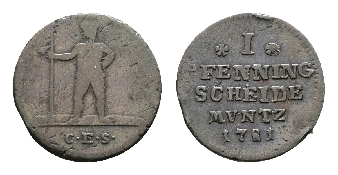  Altdeutschland; Kleinmünzen 1781   