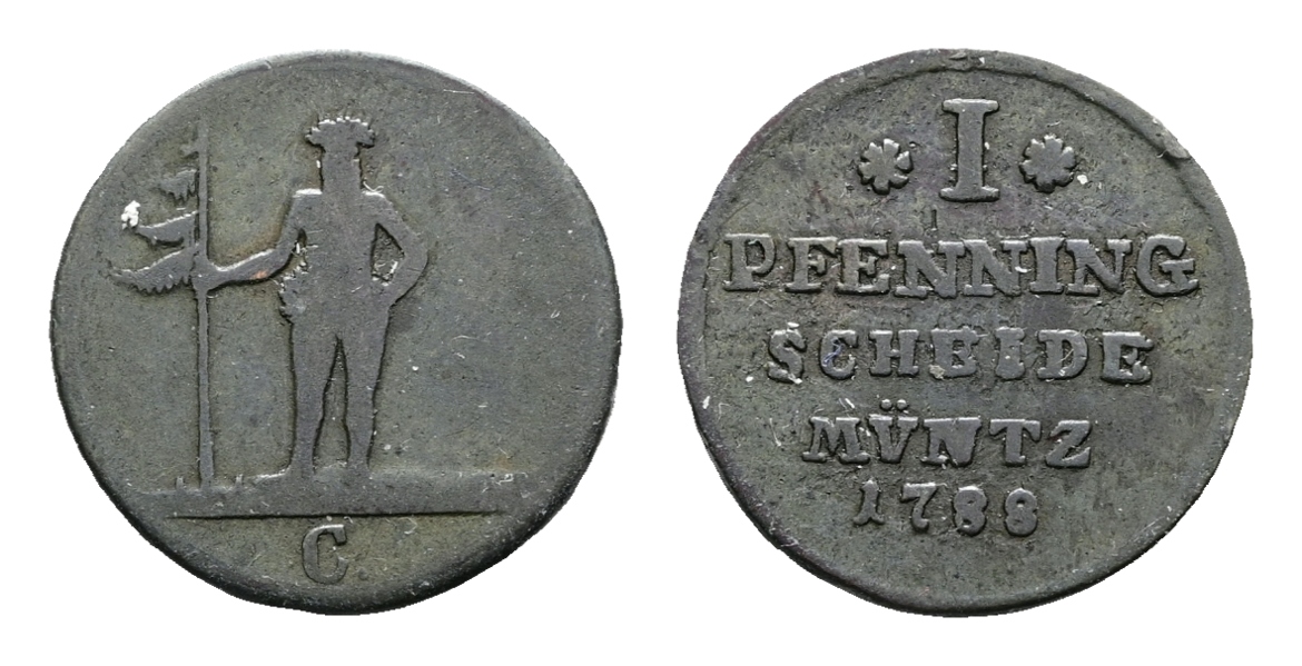  Altdeutschland; Kleinmünzen 1788   