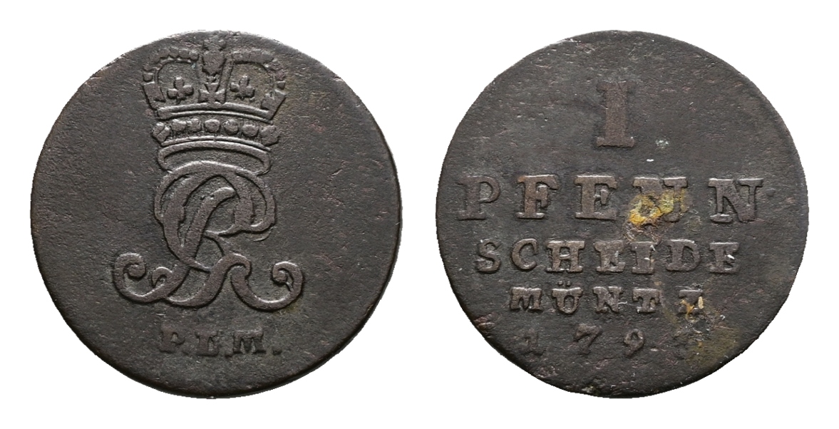  Altdeutschland; Kleinmünzen 1793 ?   