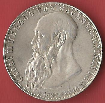  2 Mark Sachsen Meinigen 1915 vz-st Koblenzer Muenzen Studio Münzankauf Koblenz Frank Maurer AL112   