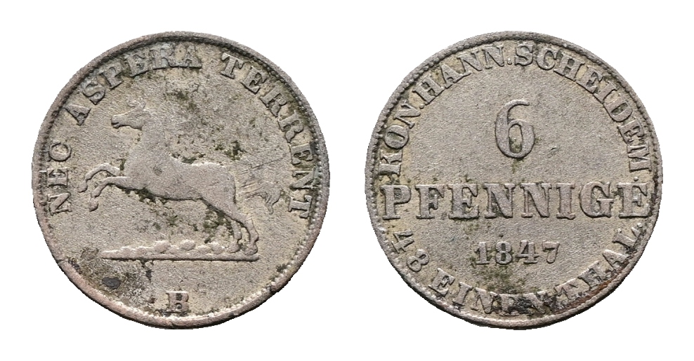  Altdeutschland; Kleinmünzen 1847   