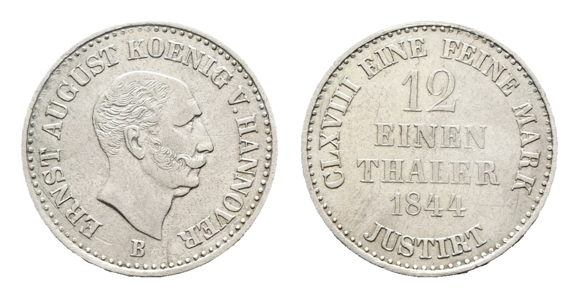  Altdeutschland; Kleinmünzen 1844   
