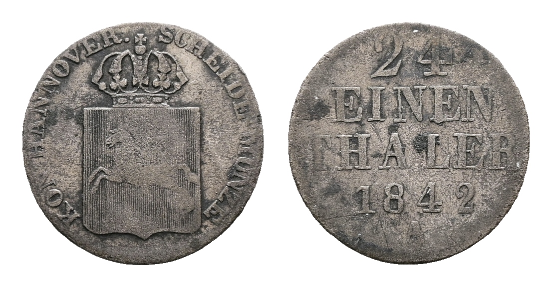  Altdeutschland; Kleinmünzen 1842   