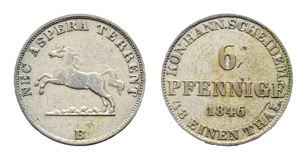  Altdeutschland; Kleinmünzen 1846   