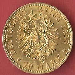  10 Mark Wilhelm I 1888 st Rar Koblenzer Muenzen Studio Münzankauf Koblenz Frank Maurer AL114   