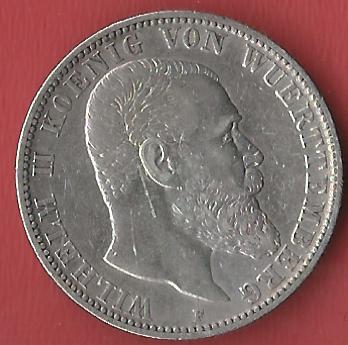  2 Mark Wuerttemberg  1906 F Koblenzer Muenzen Studio Münzankauf Koblenz Frank Maurer AL124   