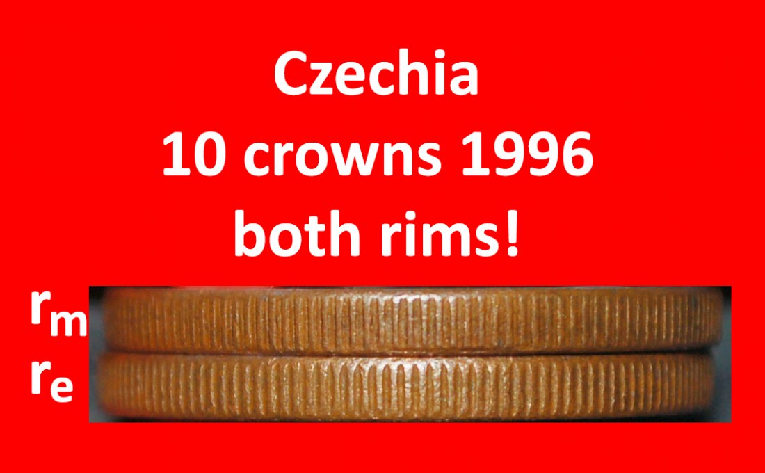 Ⰶ LION (1993-2025): CZECHIA ★ 10 CROWNS 1996 BOTH VARIETIES JUST PUBLISHED!★LOW START ★ NO RESERVE!