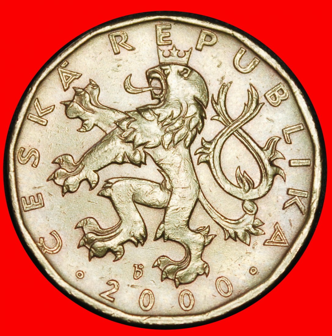  ⰆWENCESLAUS I (907-935):CZECHIA★20 CROWNS 2000 NOT MILLENNIUM TYPE 1993-2025★LOW START ★ NO RESERVE!   