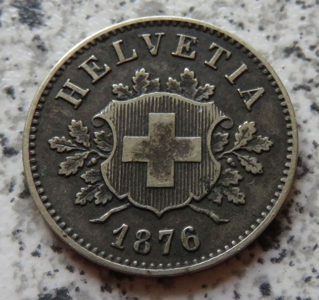  Schweiz 10 Rappen 1876   