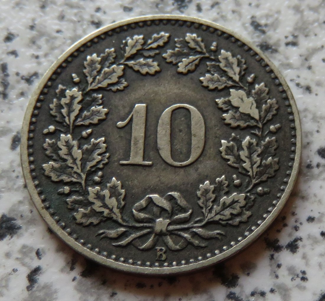  Schweiz 10 Rappen 1876   