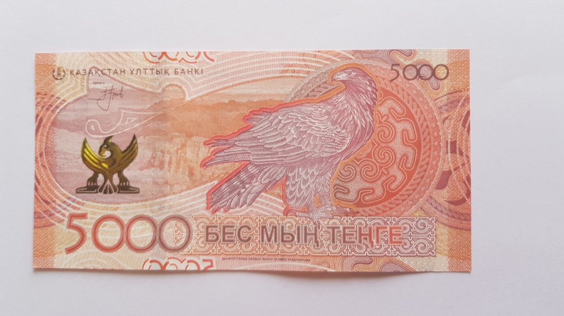  KASACHSTAN / KAZAKHSTAN 5000 Tenge 2023 Unc Kassenfrisch   