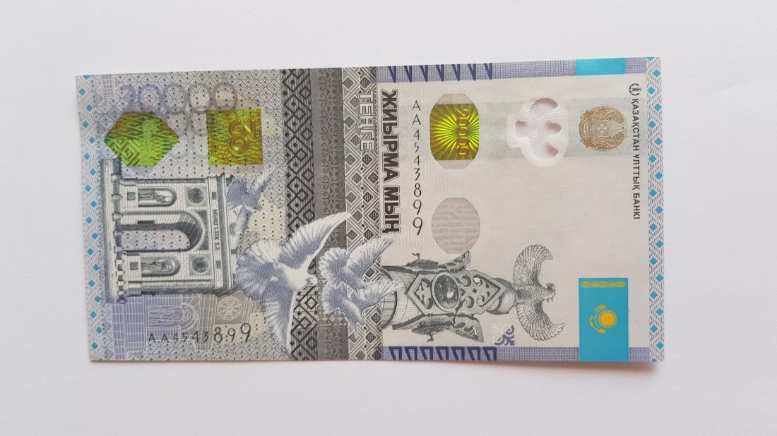KASACHSTAN/KAZAKHSTAN 20000 Tenge 2022 Unc Kassenfrisch neu