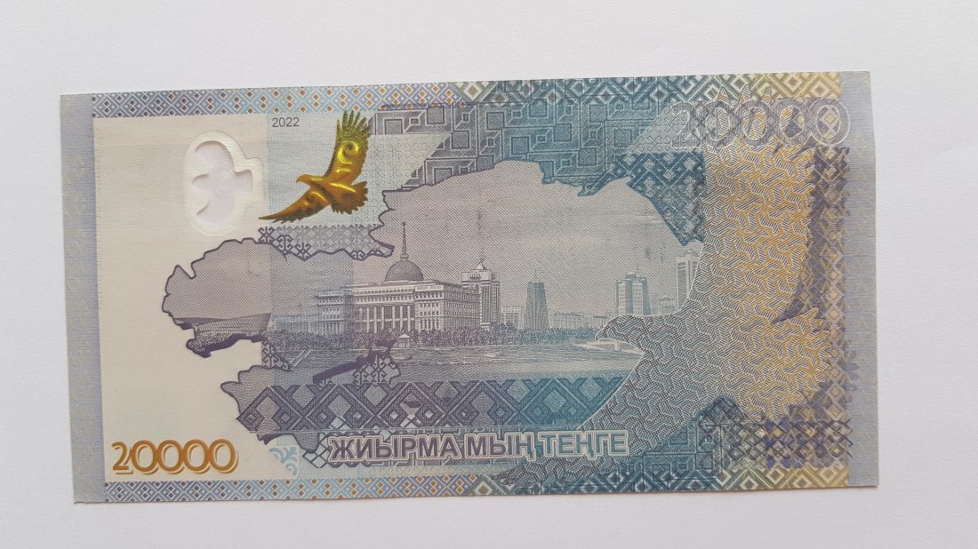  KASACHSTAN/KAZAKHSTAN 20000 Tenge 2022 Unc Kassenfrisch neu   
