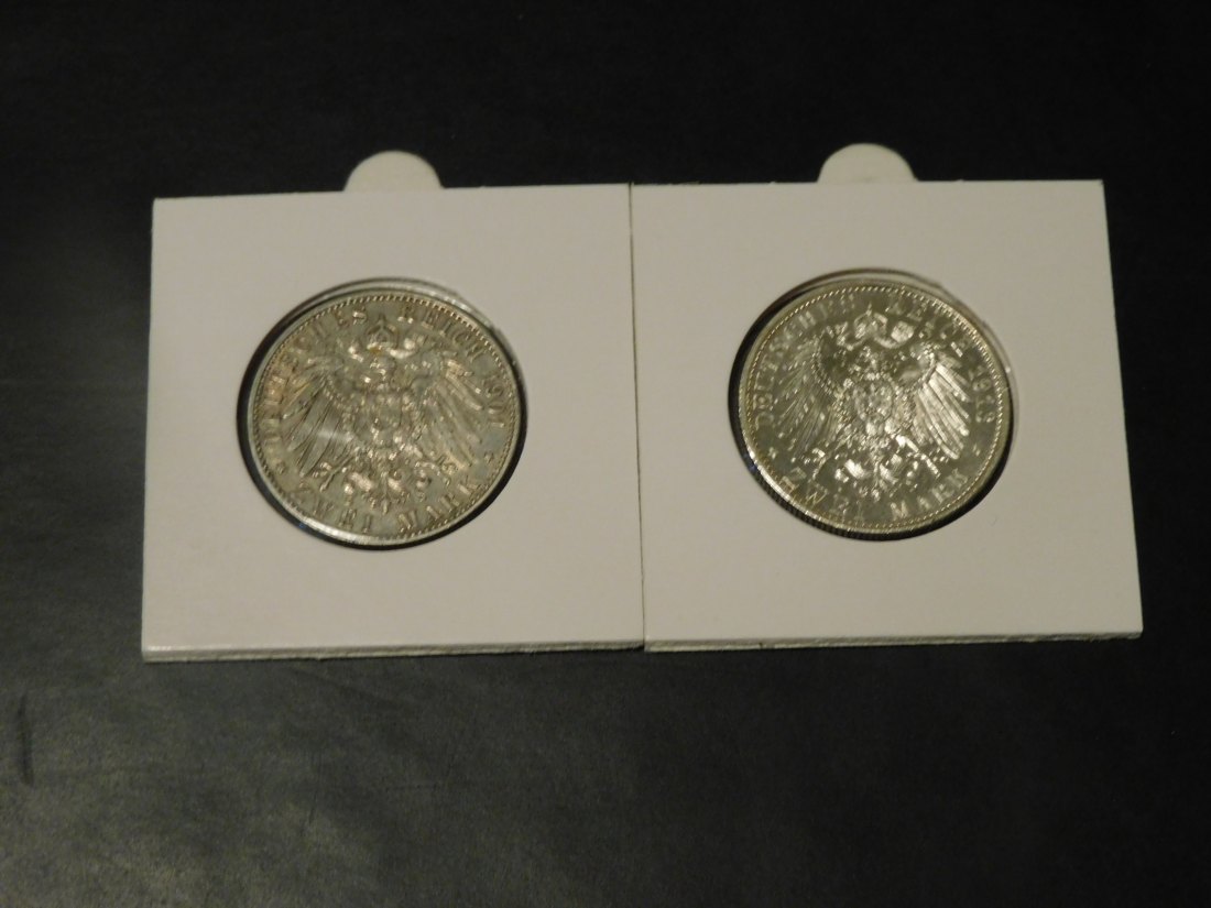  GERMANY 2X 2 MARK 1901-1913 PRUSSIA.GRADE-PLEASE SEE PHOTOS.   