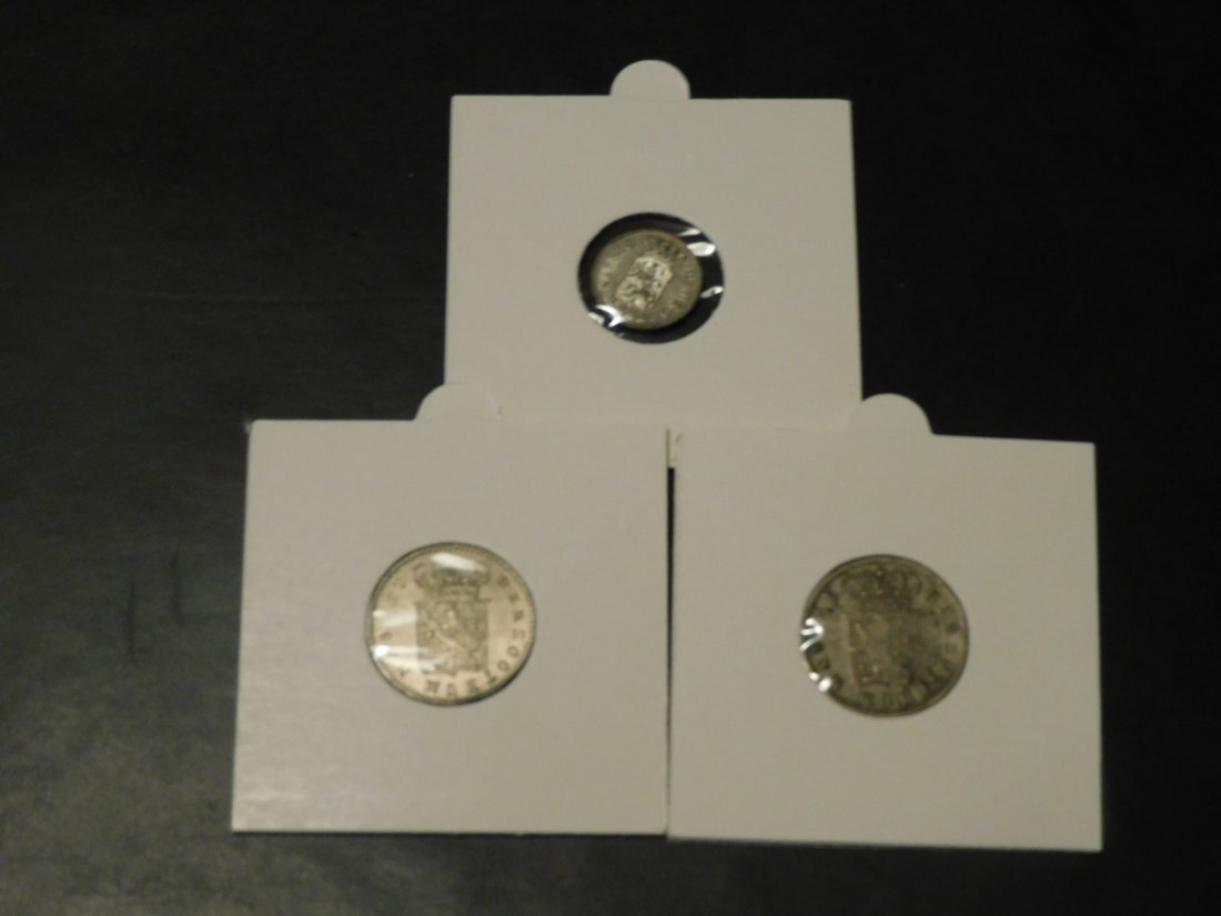 GERMANY 3X 1 KR.1832-6 KR.1834-1848 NASSAU.GRADE-PLEASE SEE PHOTOS.