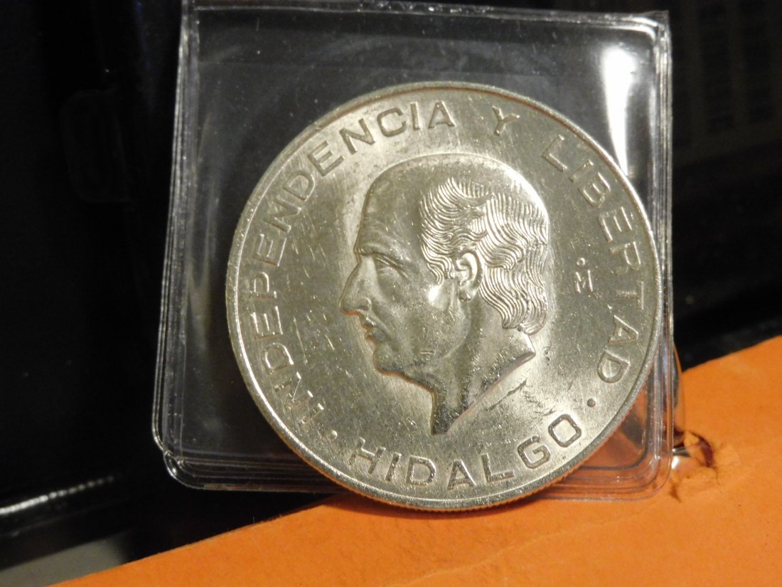 MEXICO 10 PESOS 1955.GRADE-PLEASE SEE PHOTOS.
