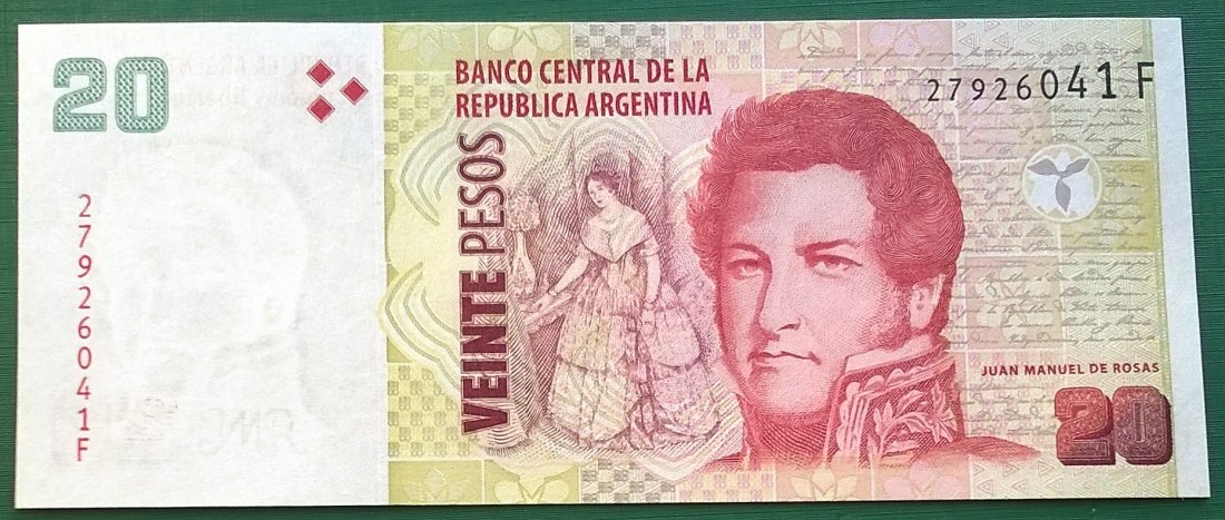 Argentina 20 Pesos 2018 UNC