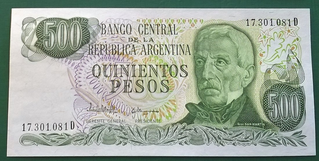 Argentina 500 Pesos UNC