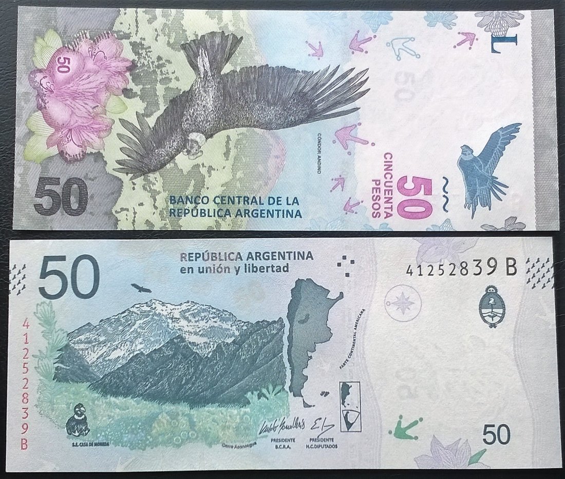 Argentina 50 Pesos 2018 UNC