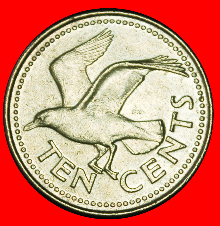 Ⰶ GREAT BRITAIN (1973-2023): BARBADOS ★ 10 CENTS 2000 DIES II+B!★LOW START ★ NO RESERVE!
