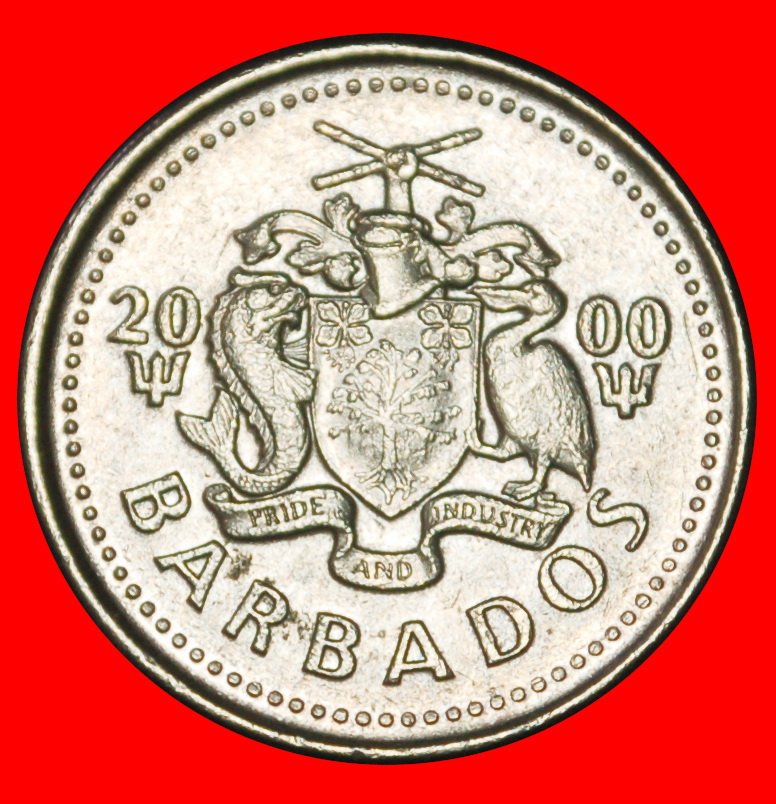  Ⰶ GREAT BRITAIN (1973-2023): BARBADOS ★ 10 CENTS 2000 DIES II+B!★LOW START ★ NO RESERVE!   