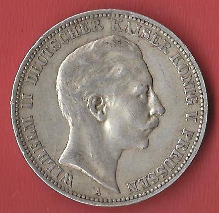  3 Mark Preussen 1911 Koblenzer Muenzen Studio Münzankauf Koblenz Frank Maurer AL130   