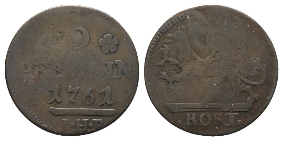  Altdeutschland; Kleinmünzen 1761   