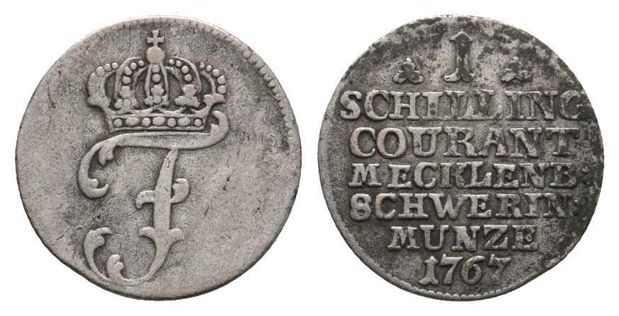  Altdeutschland; Kleinmünze 1767   
