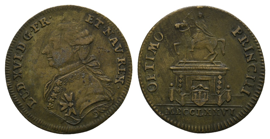  Rechenpfennig / Messingjetton; 3,52 g, Ø 23,87 mm   