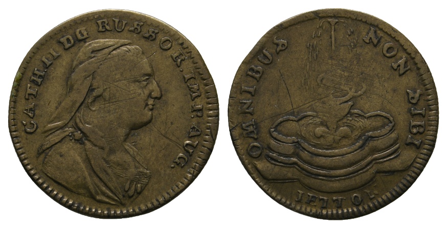  Nürnberg/Fürth; Rechenpfennig / Messingjetton; 2,84 g, Ø 24,01 mm   