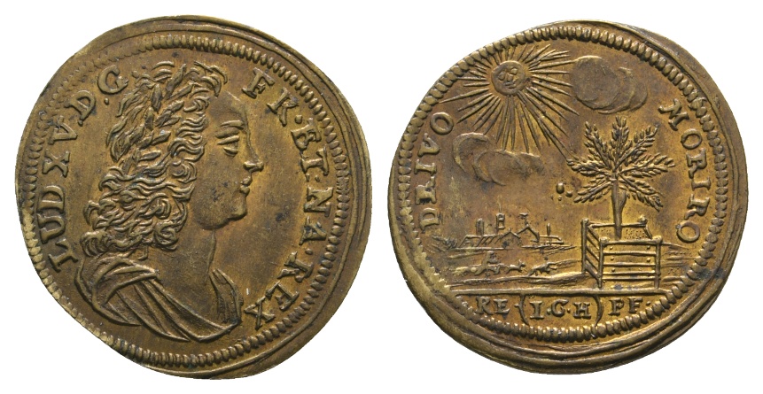  Rechenpfennig / Messingjetton; 1,40 g, Ø 22,50 mm   
