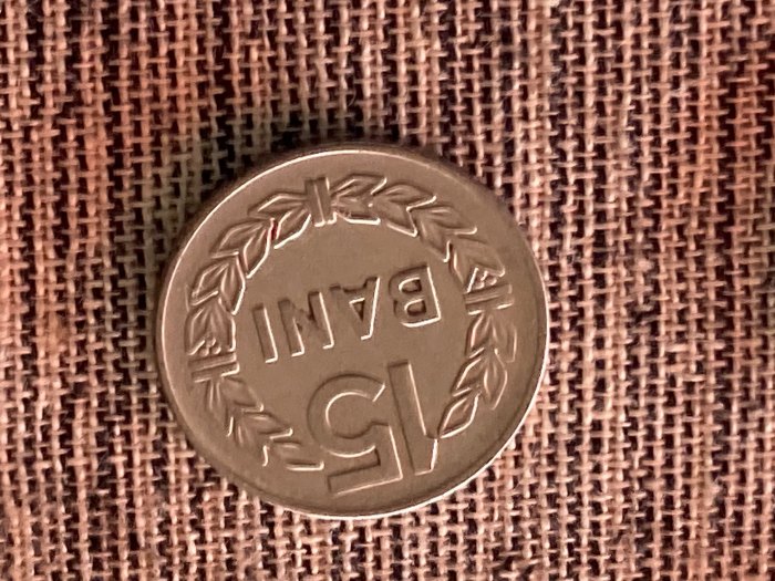 Münze Umlaufmünze Rumänien 15 Bani 1966