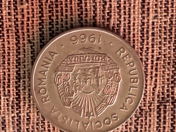  Münze Umlaufmünze Rumänien 25 Bani 1966   