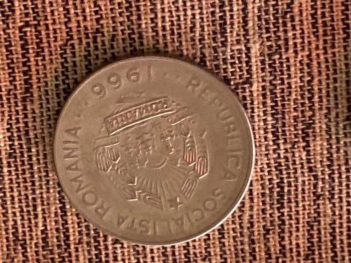 Münze Umlaufmünze Rumänien 1 Leu 1966   